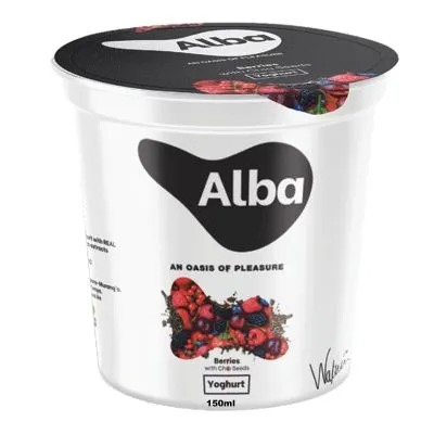 Alba Berries & Chiaseeds Yoghurt 90Ml